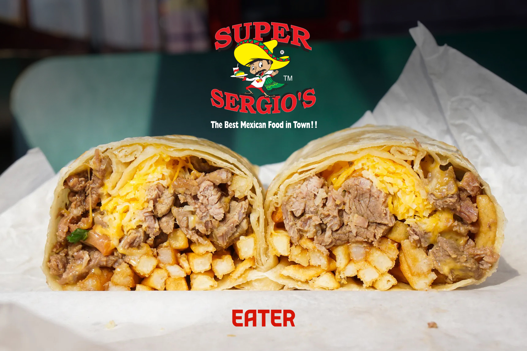 Super Sergios California Burrito By EATER